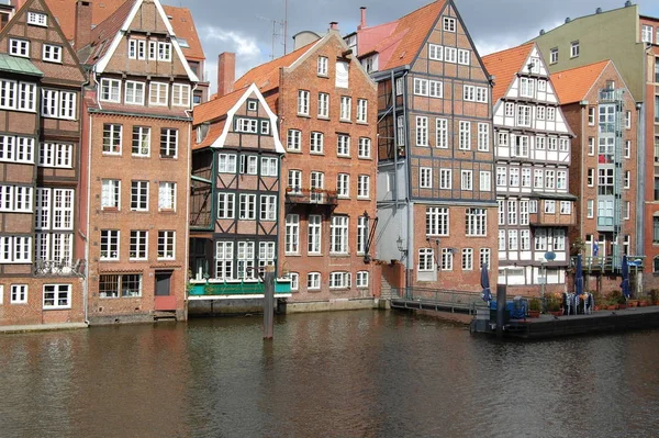 Hamburg Een Grote Havenstad Noord Duitsland — Stockfoto