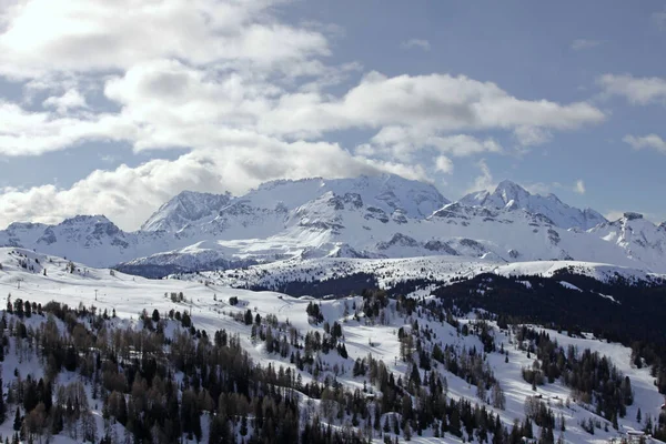 Villa Ski Alta Badia Dolomiten Italien — Stockfoto