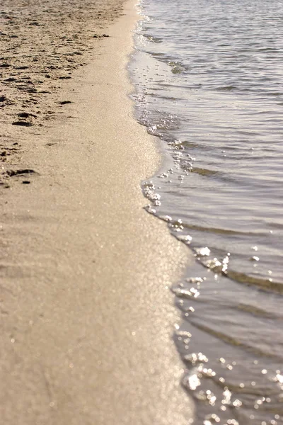 Areia Praia Mar Suave — Fotografia de Stock