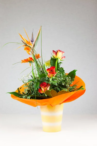 Gros Plan Sur Bouquet Fleurs — Photo