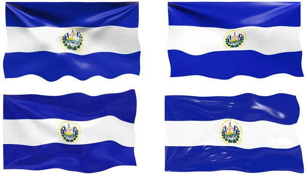 Great Image Flag Salvador — Stock Photo, Image