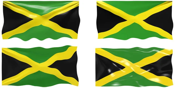 Great Image Flag Jamaica — Stock Photo, Image