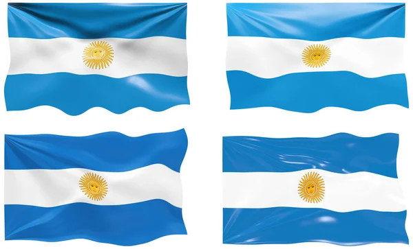 Gran Imagen Bandera Argentina — Foto de Stock