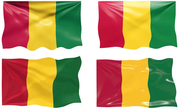 기니의 국기의 이미지 — 스톡 사진