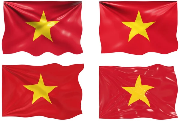 Grote Afbeelding Van Vlag Van Vietnam — Stockfoto