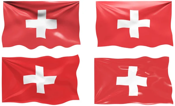 Great Image Flag Switzerland — Stock Photo, Image