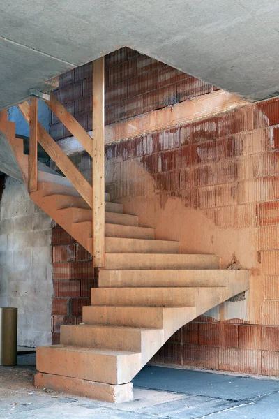 Tasarım Merdiveni Olan Inşaat Alanı — Stok fotoğraf