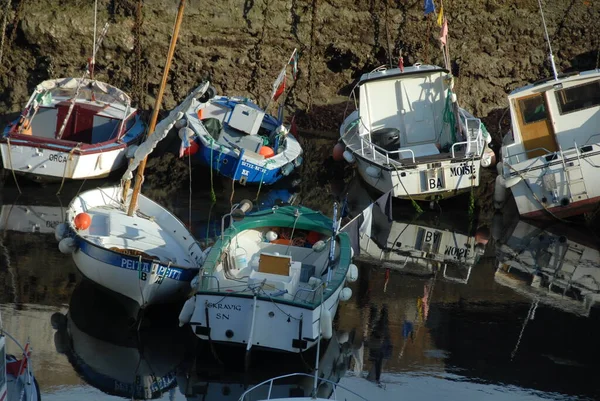 Boats Old Port Biarritz — Stock Photo, Image