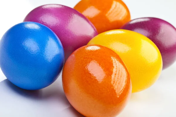 Oeufs Pâques Colorés Nourriture — Photo