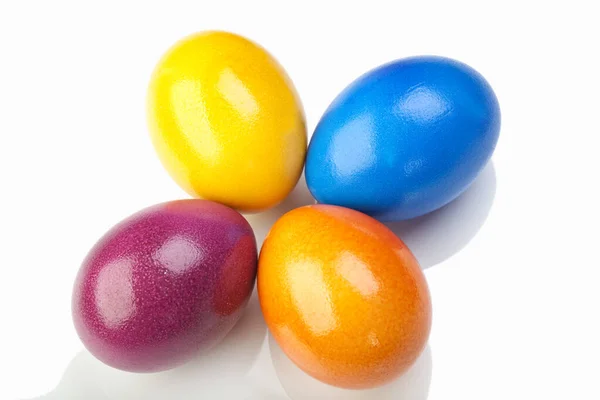 Huevos Pascua Coloridos Comida — Foto de Stock