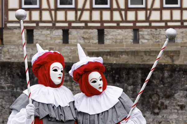 Costumi Carnevale Maschera Venezia — Foto Stock