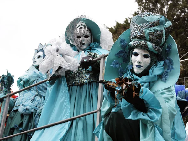 Carnival Costumes Masquerade Venice Italy — Stock Photo, Image