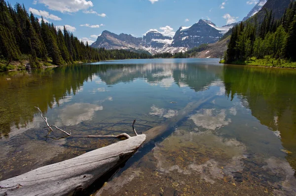 Sunburst Lake Nel Parco Provinciale Assiniboine Columbia Britannica Canada — Foto Stock