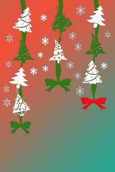 Vintage Christmas Card Background — Stock Photo, Image