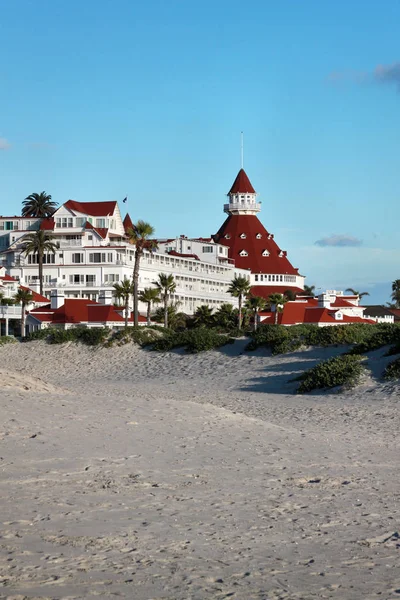 Luxe Hotel Del Coronado San Diego California — Stockfoto