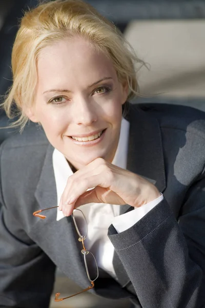 Retrato Mujer Negocios — Foto de Stock