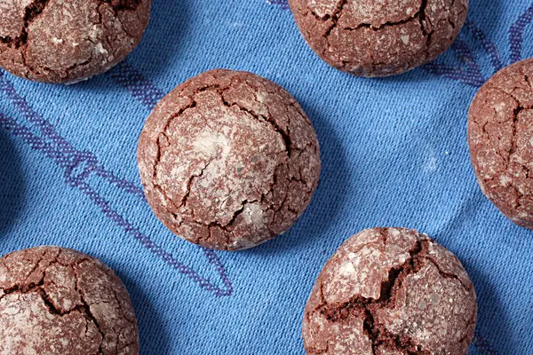 Deliciosas Galletas Festivas Fondo Madera — Foto de Stock