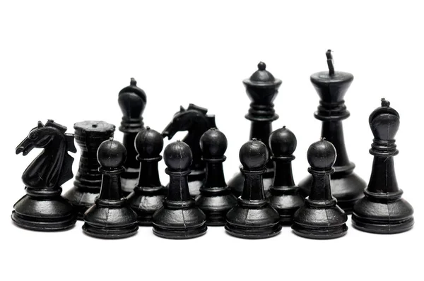 Chess Figurines Tournament Game Table Sport — Stock Photo, Image