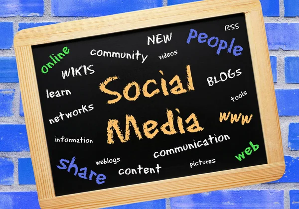 Social Media Concept Business — Stock Photo, Image