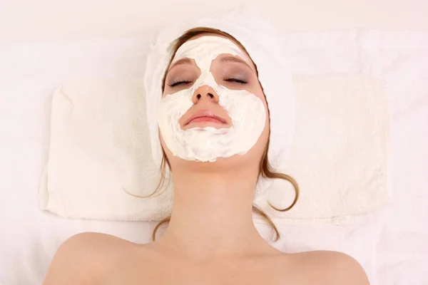 Frau Schönheit Körperpflege Handtuch Gesicht Porträt Dusche Dusche Gesundheit Haare — Stockfoto