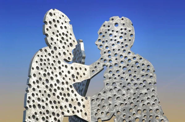 Molecule Men Spree Στο Βερολίνο — Φωτογραφία Αρχείου