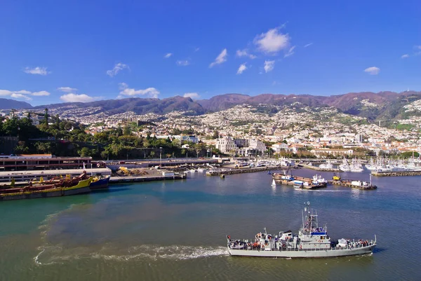 Intenção Portuária Funchal Madeira — Fotografia de Stock