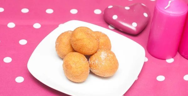 Koekjes Met Jam Kop Koffie Een Bord — Stockfoto