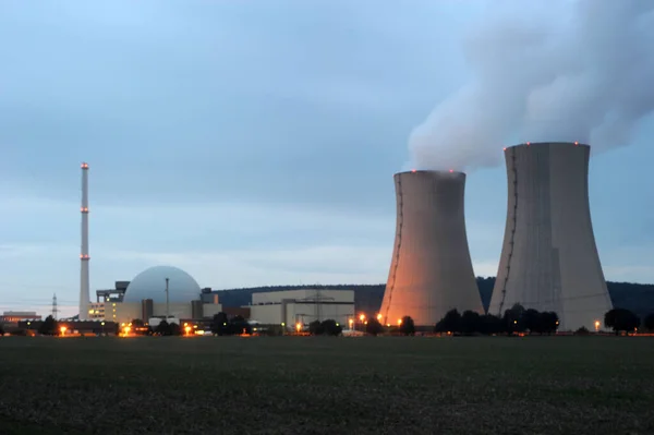 Jaderná Elektrárna Grohnde Vrátila Provozu Roce 1984 — Stock fotografie