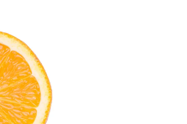 Čerstvé Šťavnaté Oranžové Sekce Dát Jako Olympijská Kola Izolované — Stock fotografie