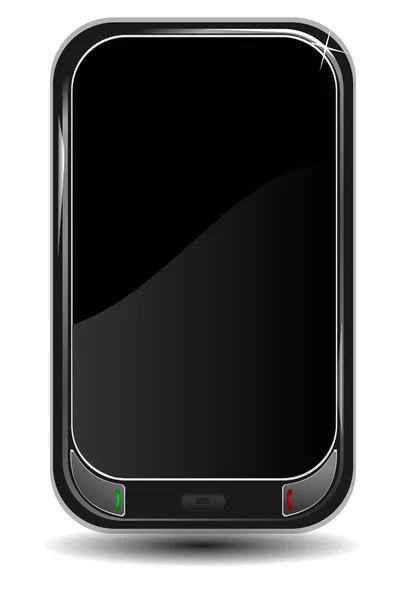 Smartphone Izolat Alb — Fotografie, imagine de stoc