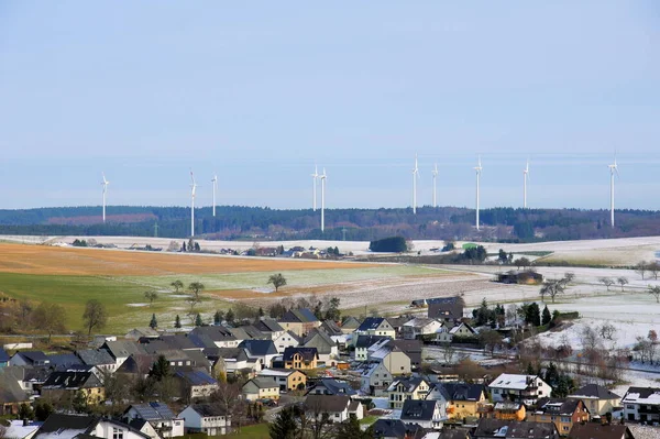 Parque Energia Morbach Com Merscheid Antes — Fotografia de Stock