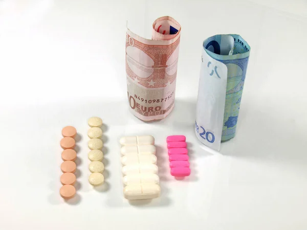 Apotheek Pillen Gezondheidszorg Geneeskunde — Stockfoto
