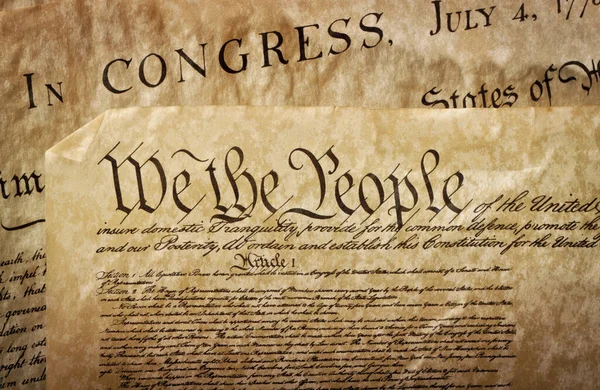 美利坚合众国宪法 — 图库照片