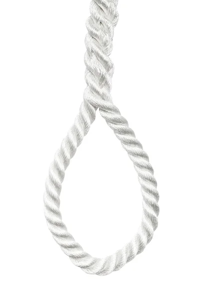 Rope Hangmans Noose Isolated — Stock Photo, Image