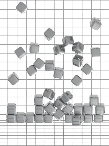 Prestação Grupo Cubos — Fotografia de Stock