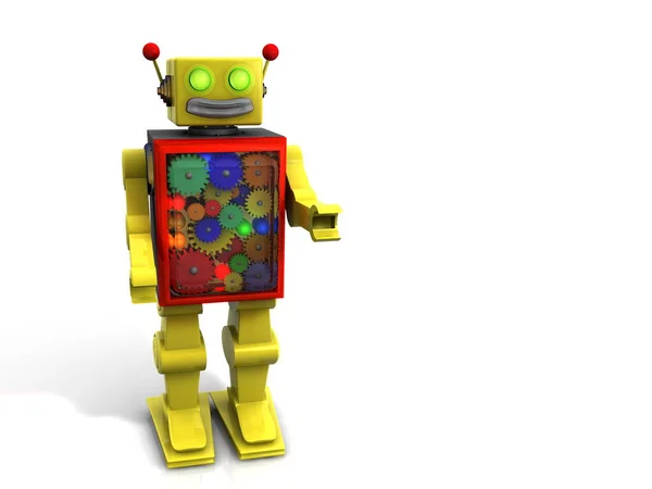 Robot Hračka Hrát Robota — Stock fotografie