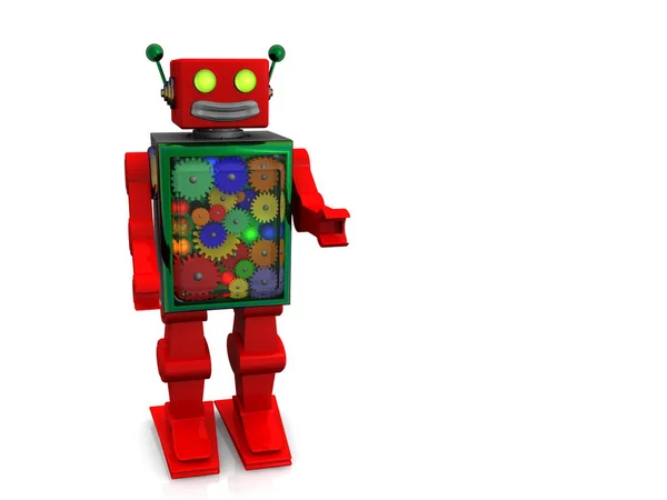 Spielzeugroboter Spielroboter — Stockfoto