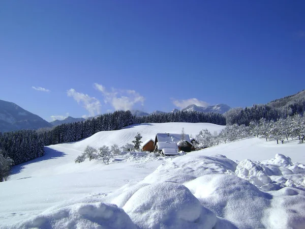 Vista Panorâmica Bela Paisagem Alpes — Fotografia de Stock