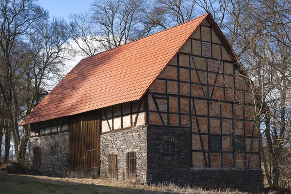 Uma Casa Celeiro Histórico Eisenbach — Fotografia de Stock