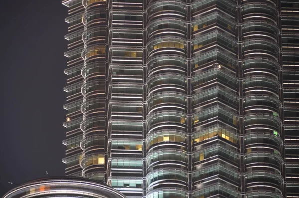Kuala Lumpur Malaysia Petronas Towers Detail View — Stock Photo, Image
