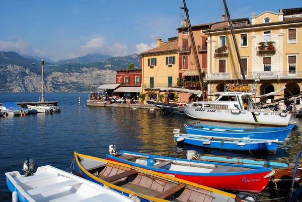 Malcesine Ist Eine Gemeinde Ostufer Des Gardasees Der Provinz Verona — Stockfoto
