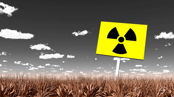 País Contaminado Radiactivo — Foto de Stock