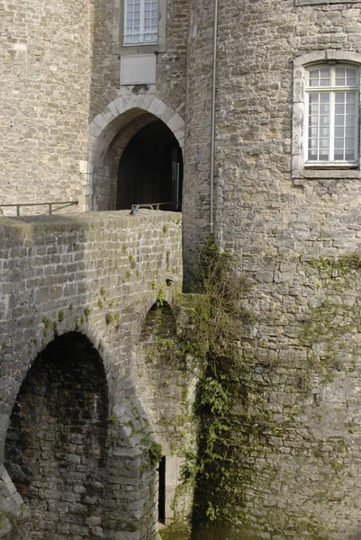 Entrada Para Castelo Medieval Cidade Velha Boulogne Região Pas Calais — Fotografia de Stock