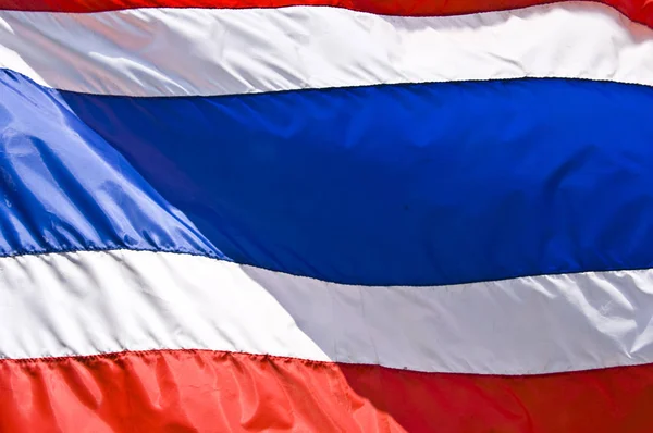 Vlag Van Thailand Wapperend Wind — Stockfoto