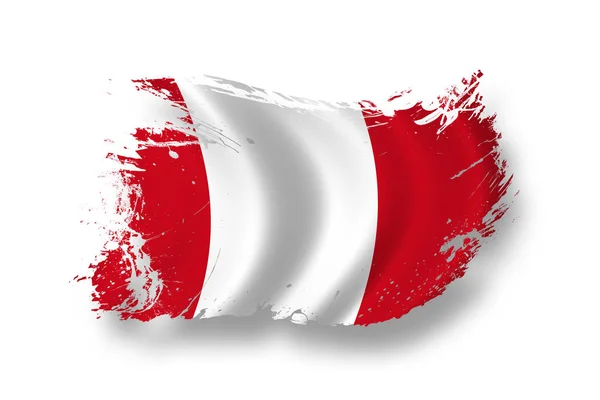 Bandeira Peru Patriotismo País — Fotografia de Stock