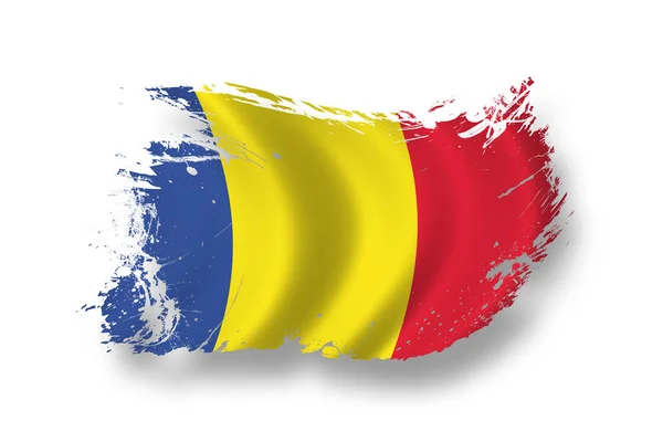 Bandera Romania Patriotismo País —  Fotos de Stock