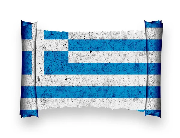 Bandeira Greece Patriotismo País — Fotografia de Stock