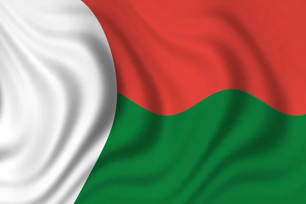 Flagga Madagascar Patriotism Och Land — Stockfoto