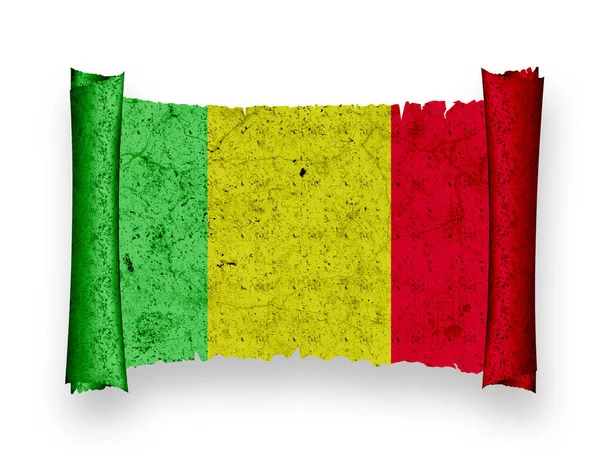 Flagge Von Mali Patriotismus Und Land — Stockfoto