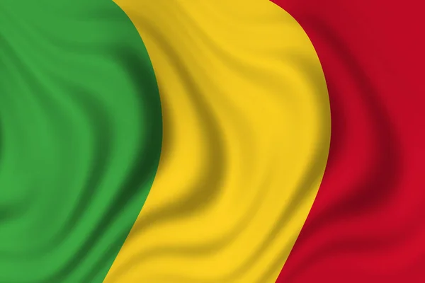 Flagge Von Mali Patriotismus Und Land — Stockfoto